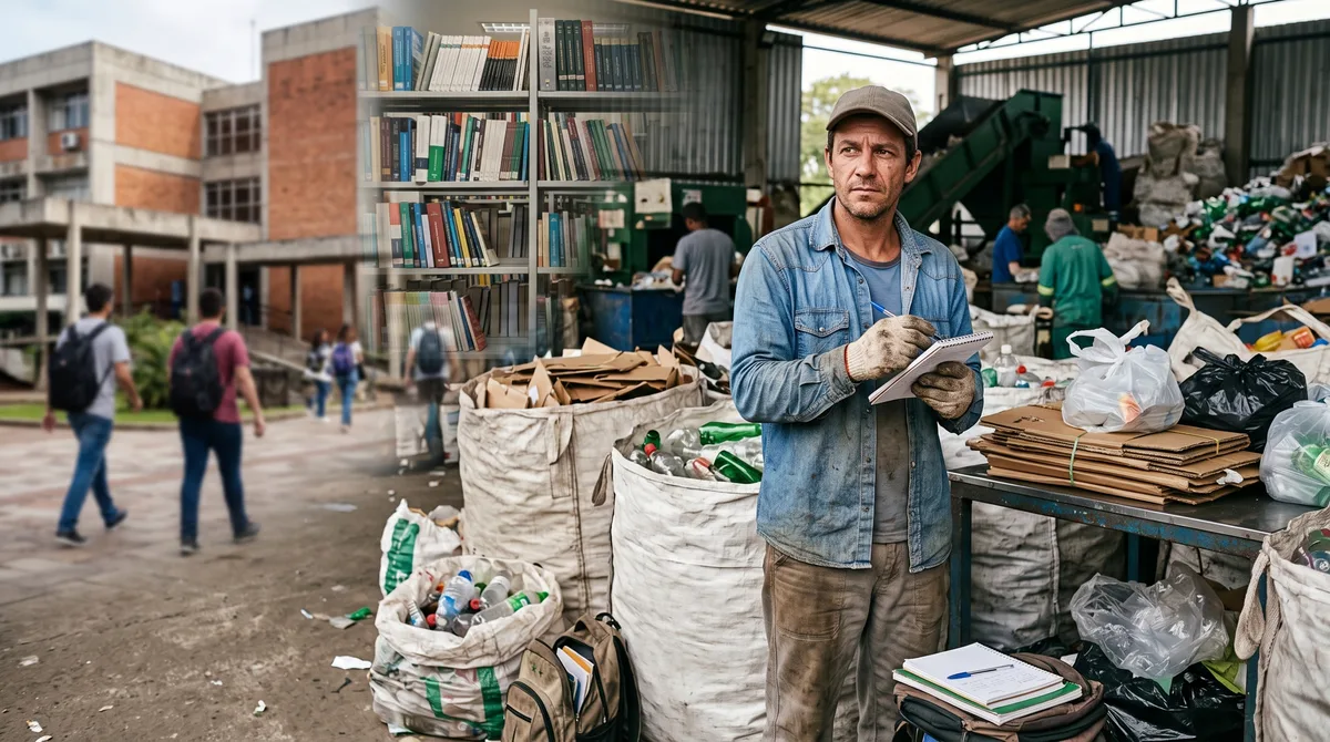 Catador que ficou 20 anos longe da escola voltou a estudar aos 34, concluiu ensino fundamental e médio pela EJA, entrou em Ciências Sociais na UFRGS e aos 43 anos defendeu o mestrado em Antropologia antes de ser aprovado no doutorado