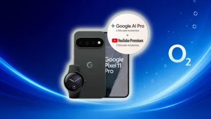 Anzeige: Google Pixel 11 Pro und neue Pixel Watch 5 mit Prämie bis zu 840 Euro günstiger bei o2