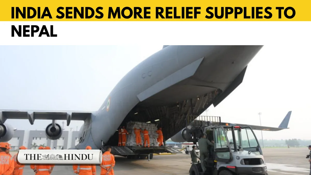 Watch: India sends more relief supplies to flood-ravaged Nepal
