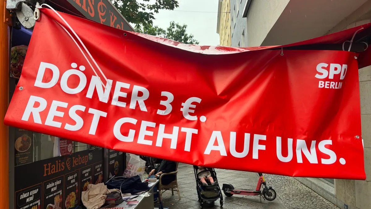 So isst Politik: Auf einen Döner mit dem Mann, der Berlin regieren will