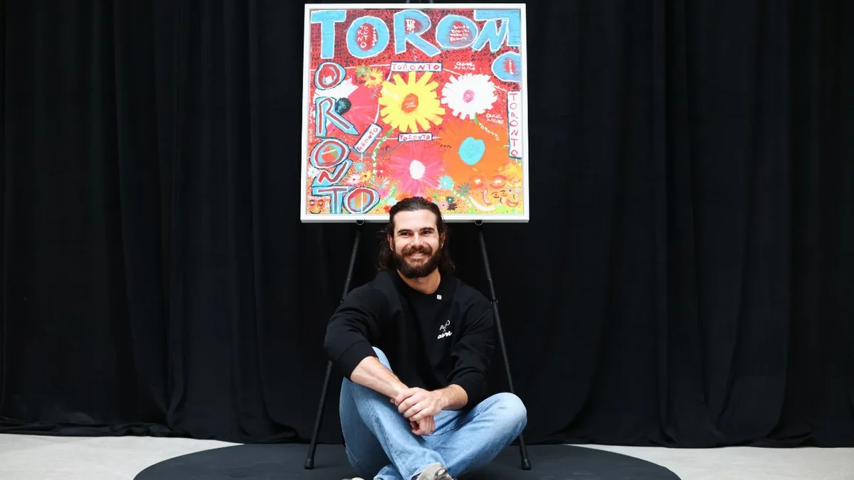 ‘Pretty unbelievable’: Blue Jays’ Dylan Cease unveils painting at Art Gallery of Ontario