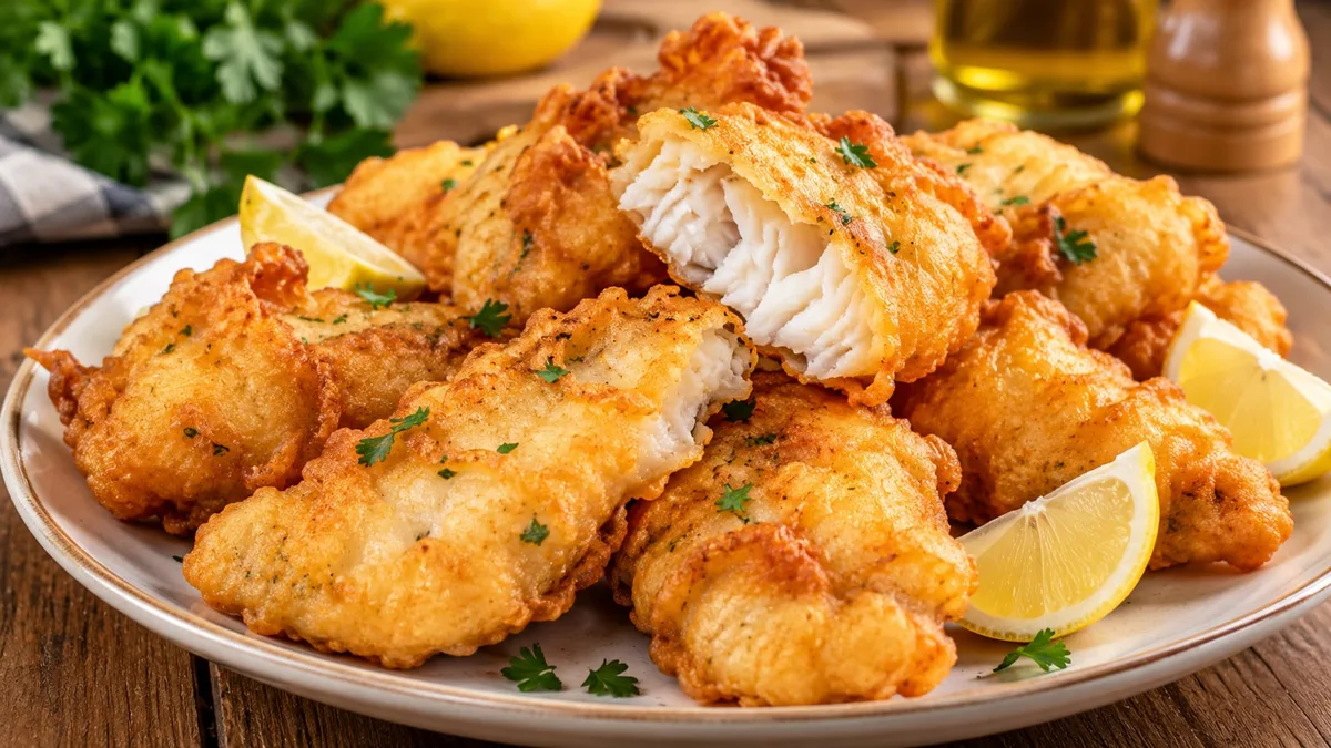 Con 200 g de harina y 290 ml de cerveza: la receta de pescado frito crocante y sabroso en 9 pasos