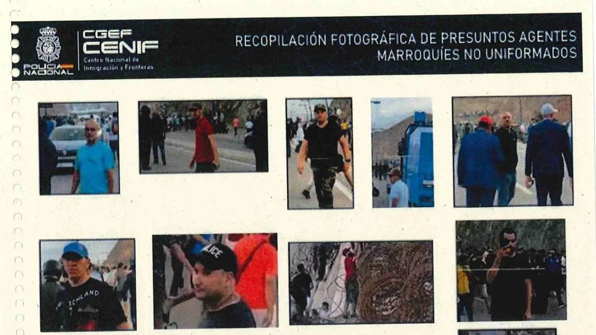 “Organizadores” sobre el terreno: varones, con ropa discreta y nada de chancletas