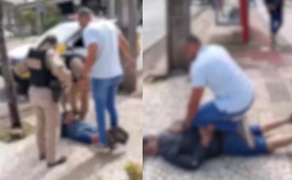 PRF de folga reage a tentativa de assalto em restaurante e persegue suspeito até conseguir prendê-lo em Londrina