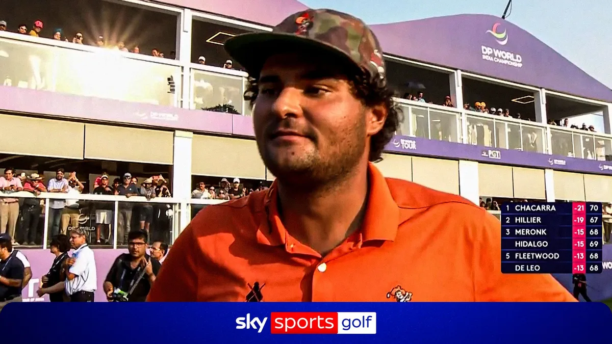 Chacarra targets Ryder Cup spot after winning DP World India Championship