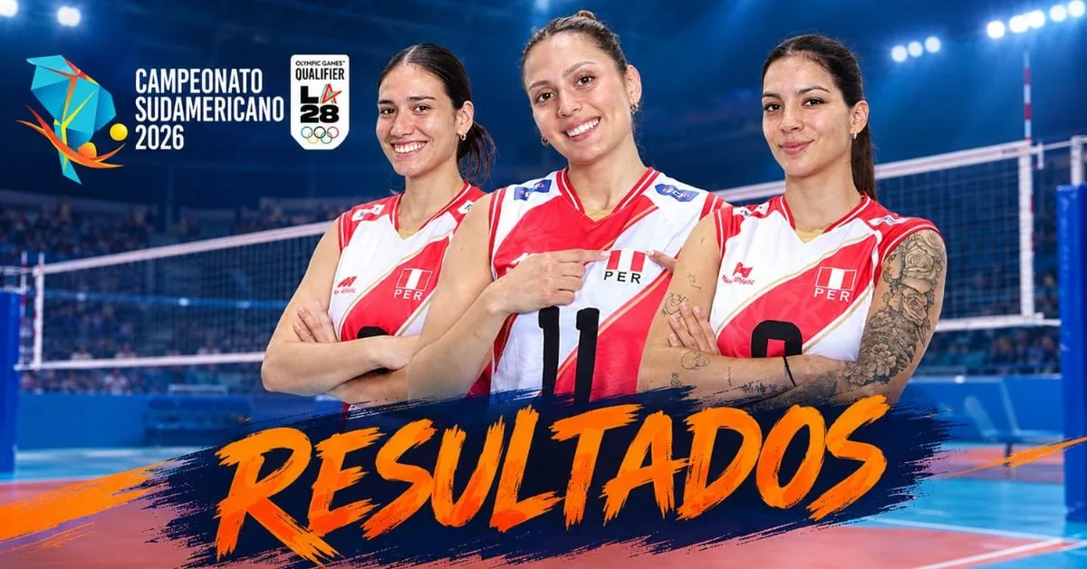 Resultados del Campeonato Sudamericano de vóley 2026 HOY: así van las selecciones en el torneo clasificatorio al Mundial y Juegos Olímpicos