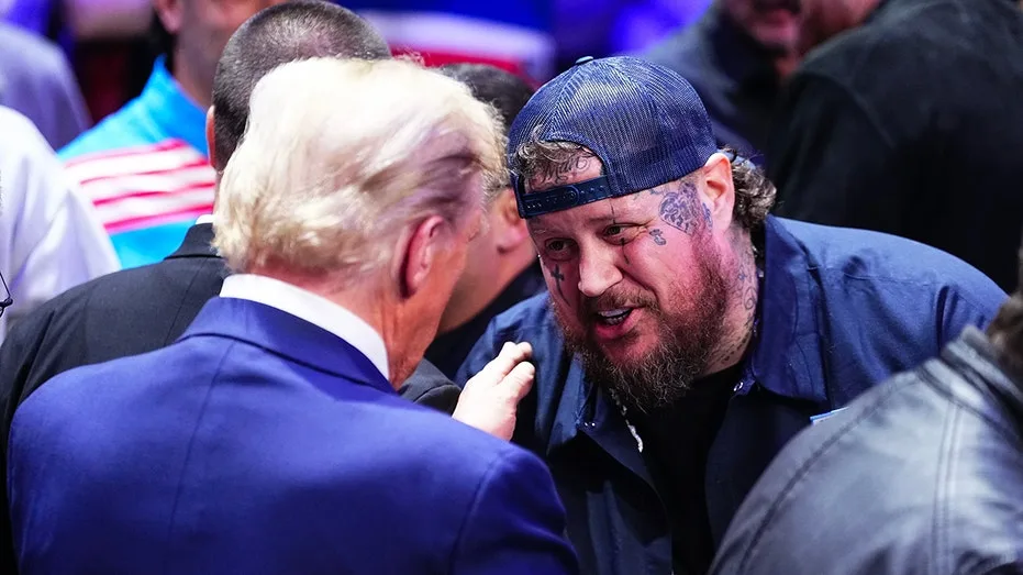 Jelly Roll unleashes crude jokes about Trump's weight on 'Kimmel', 'from one fat pig to another'