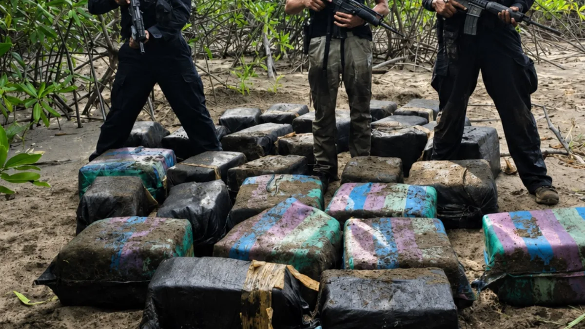 Decomisan más de 25 fardos de presunta cocaína que reavivan alerta sobre el corredor del narcotráfico en el sur de Honduras