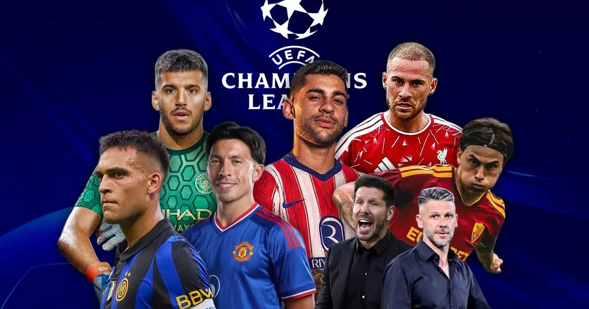 Se viene el sorteo de la Champions League 2026/27: ¿qué argentinos la jugarán?
