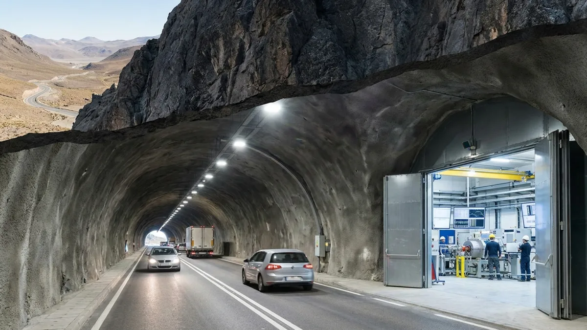 Abriram a Cordilheira dos Andes e construíram um laboratório subterrâneo: usam a montanha como um gigantesco escudo contra a radiação cósmica