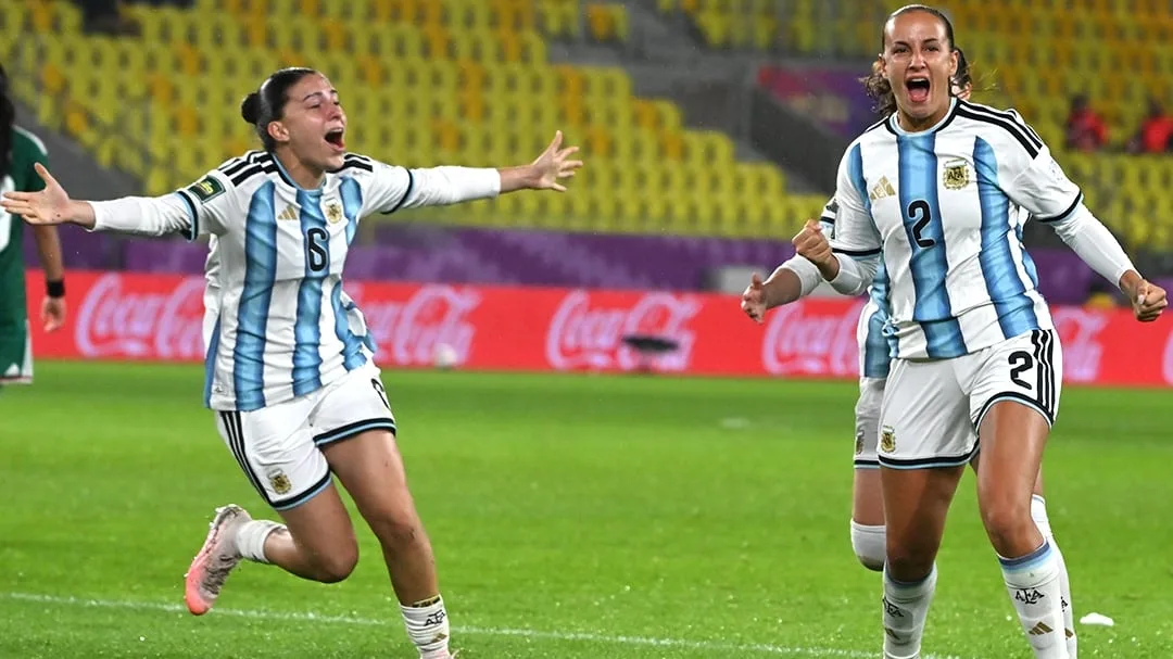 El golazo de Velasco para darle la clasificación a la selección argentina femenina a los octavos de final del Mundial Sub 20