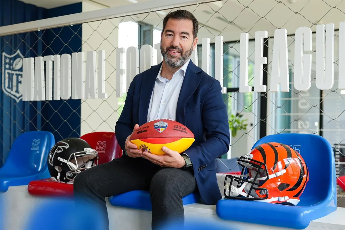 Rafa de los Santos: "Jugar en el Bernabéu el Dolphins-Commanders llamó desde luego mucho la atención"