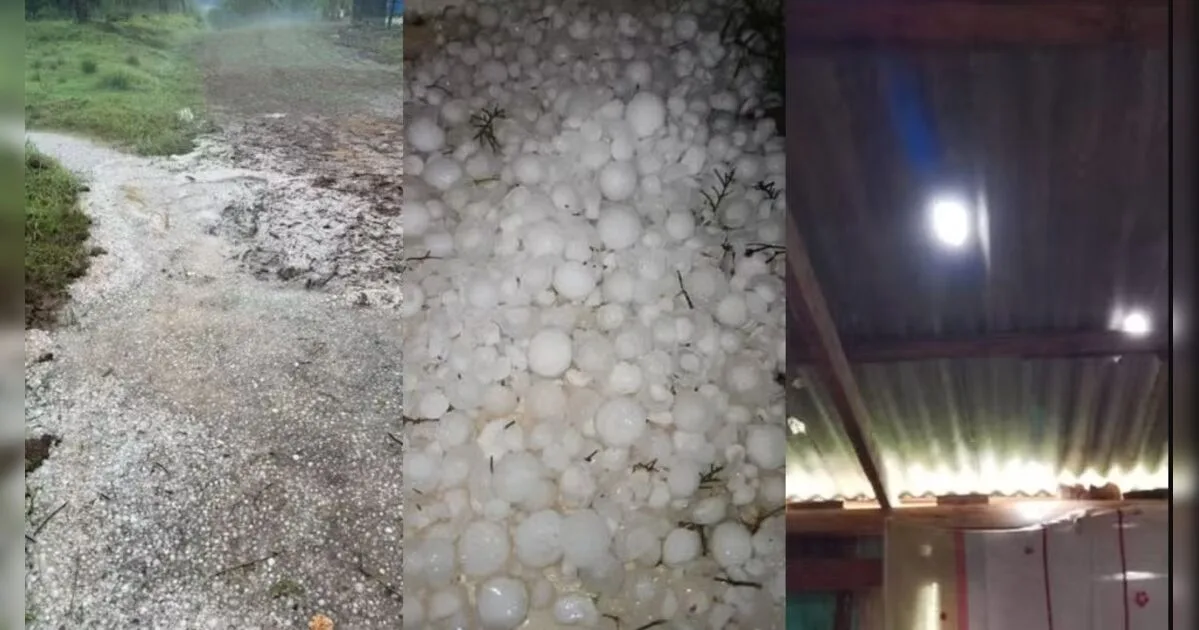 Municípios de SC decretam emergência após tempestades de granizo gigante