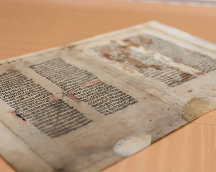 Manuscript fragments hiding in plain sight shed light on medieval Guernsey’s literary life