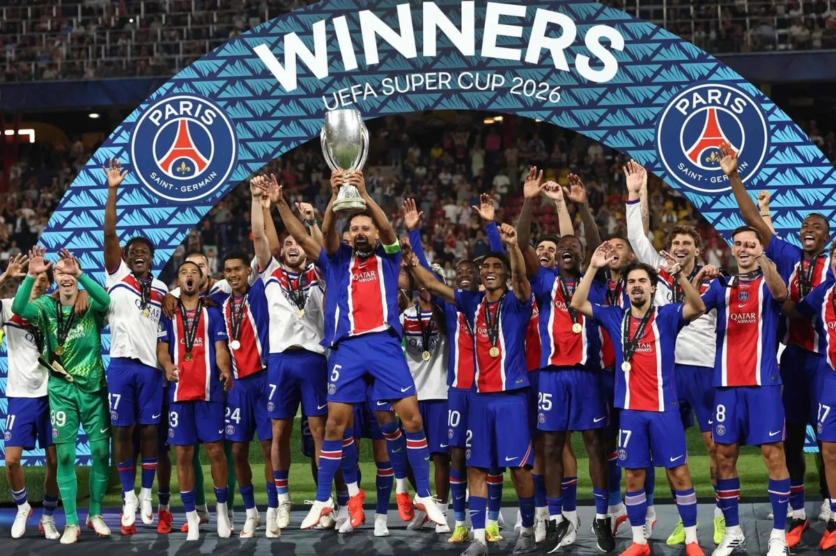 Paris St. Germain beats Aston Villa to retain UEFA Super Cup