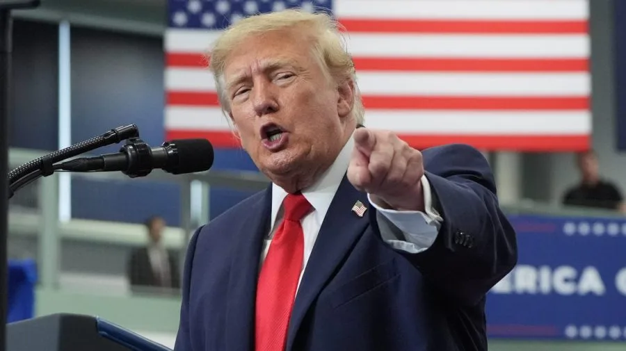 Watch live: Trump seeks to boost Biggs, GOP in Arizona