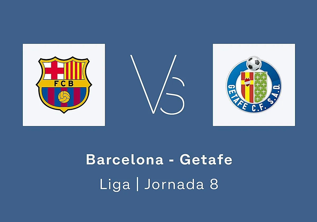 Estadísticas del Barcelona - Getafe de la jornada 8 de la Liga