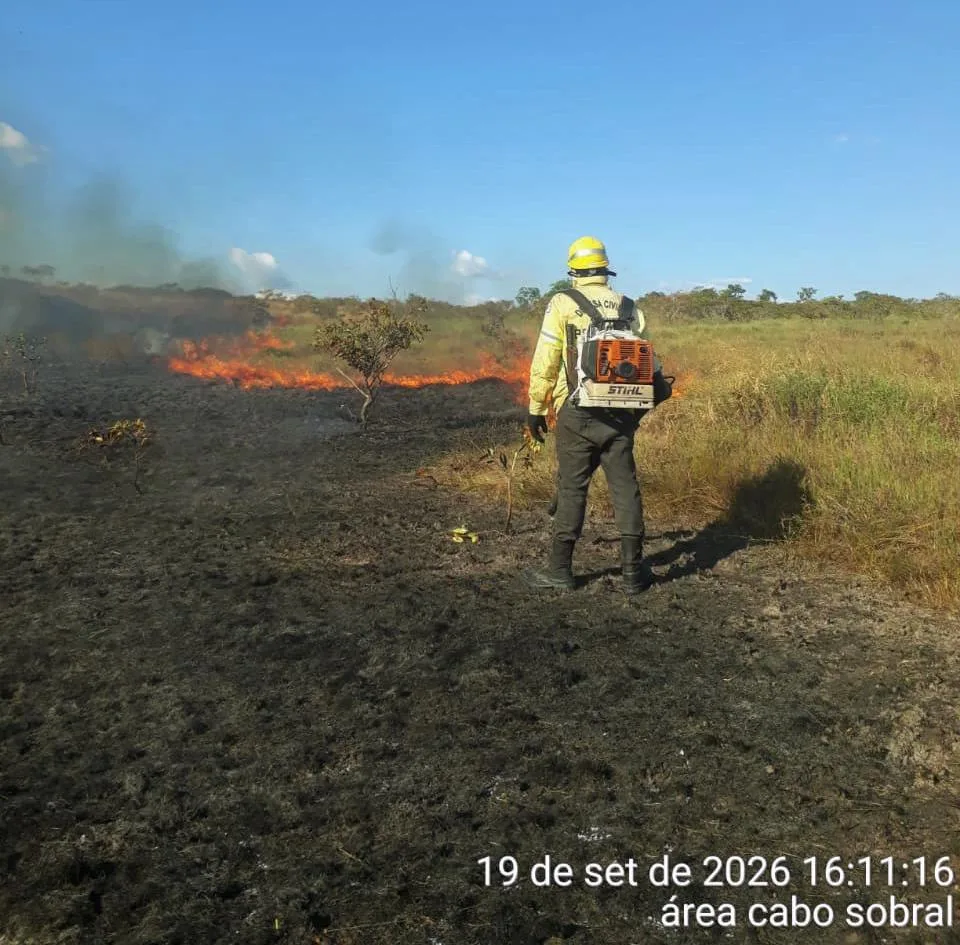Estiagem se intensifica com primeiros eventos de queimadas em Tepequém