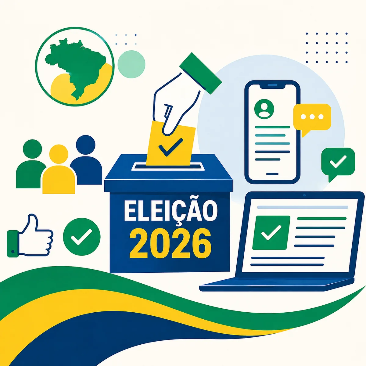 TSE começa a enviar alertas pelo e-Título para orientar eleitores nas Eleições 2026