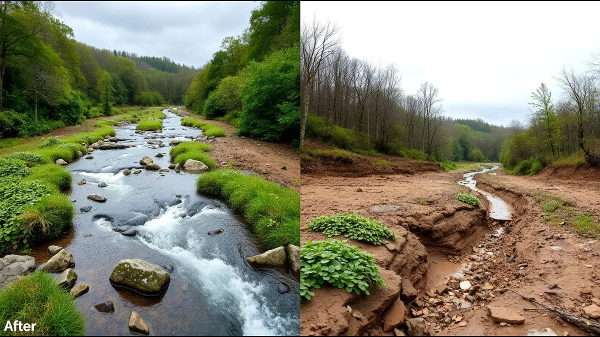 A 74-year-old built a bridge to protect his home; a court ordered its removal