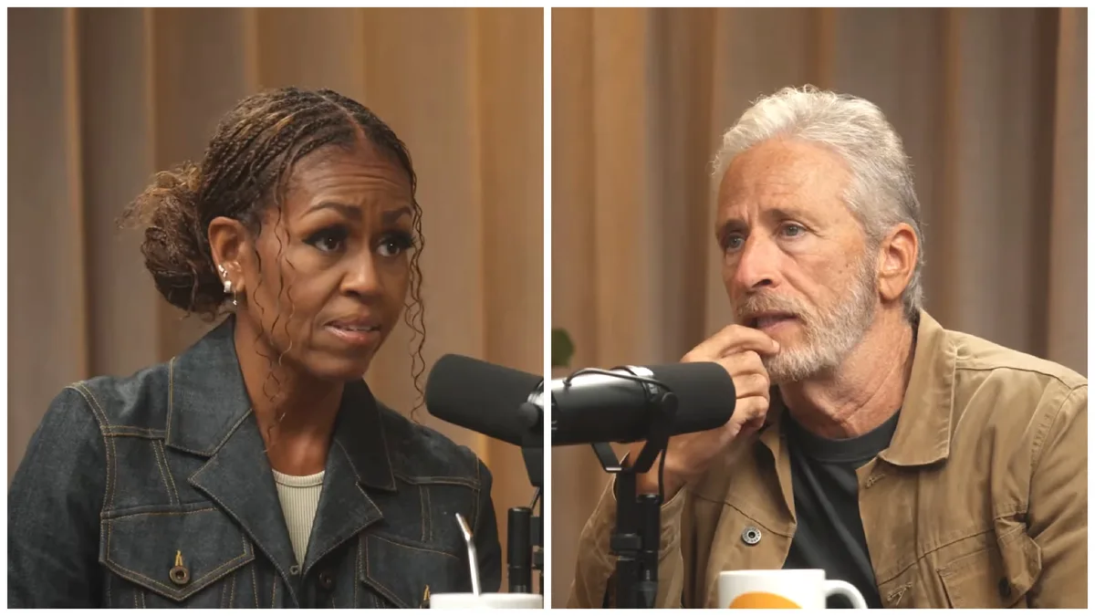 Jon Stewart and Michelle Obama Blast Trump’s WH ‘Corruption’
