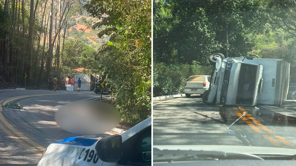 Ciclista morre atropelado por caminhão-baú em rodovia de Afonso Cláudio