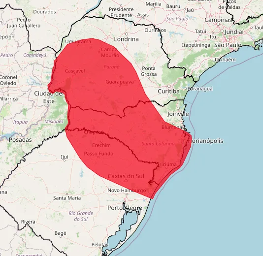 Helicóptero desaparece com Rick: área estava com alerta vermelho de chuva