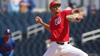 Este venezolano consigue su primer out en la MLB por la vía del ponche