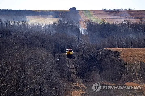 들불 36초만에 1㎞ 확산…훈련하던 캐나다 군인 43명 사상