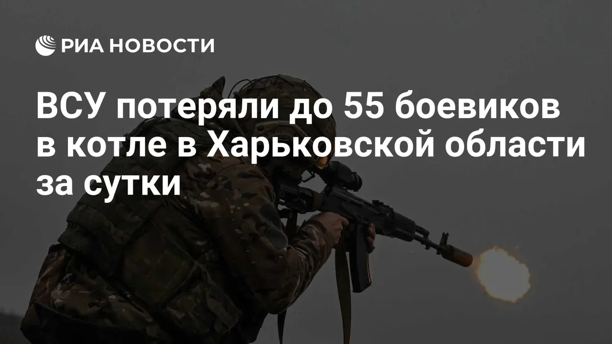 ВСУ потеряли до 55 боевиков в кольце окружения за сутки