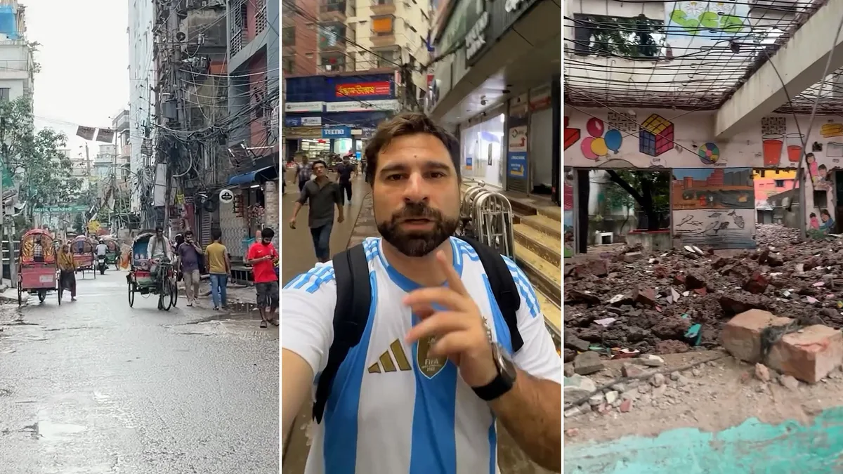 Viaje al país en el que el Estado casi no existe: basura en las calles, bocinazos y el fanatismo por la selección argentina