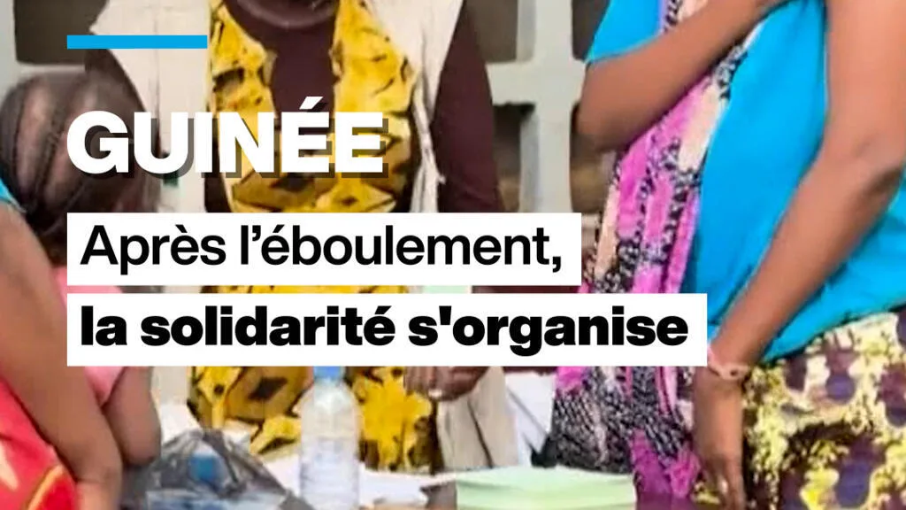 En Guinée, la solidarité s'organise après l'éboulement d'une décharge à Conakry