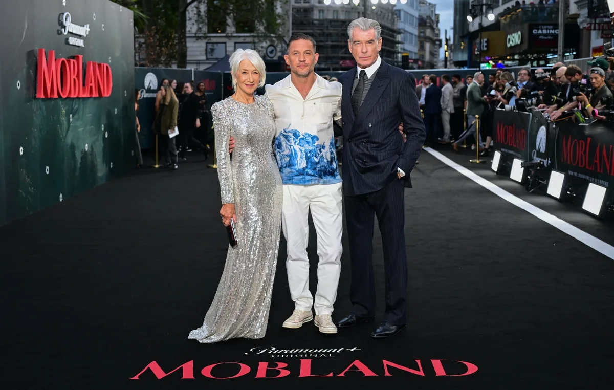 ‘MobLand’ stars Pierce Brosnan and Helen Mirren were “blindsided” by “false” Tom Hardy rumours