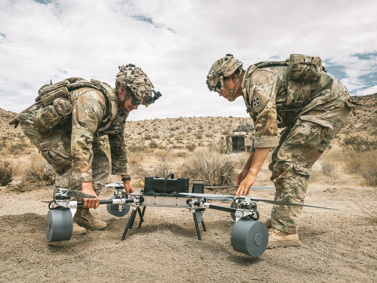 British soldiers are figuring out where flying drones and ground robots fall short