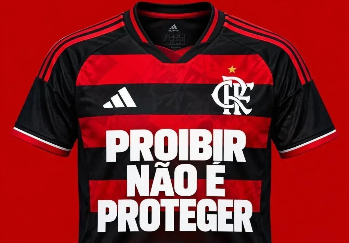 Flamengo protesta em camisa contra a MP das bets: “Proibir não é proteger”