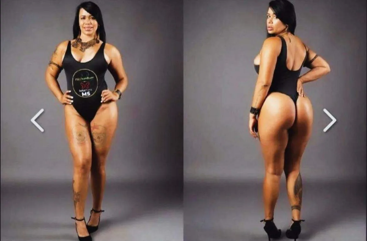 Com 115 centímetros, Athena quer ter o bumbum mais lindo do Brasil