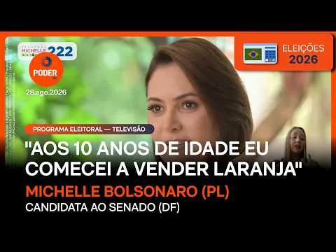 Michelle diz que vendeu laranjas em semáforo aos 10 anos
