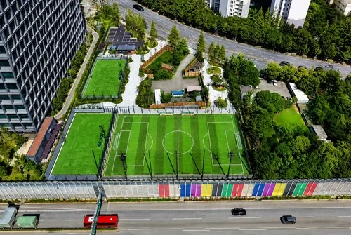 성남시, 정자동 옛 제설차량기지에 축구·테니스장 개장