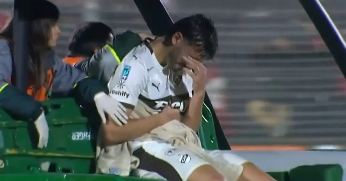 Video: Giménez se lesionó el brazo izquierdo y salió en llanto
