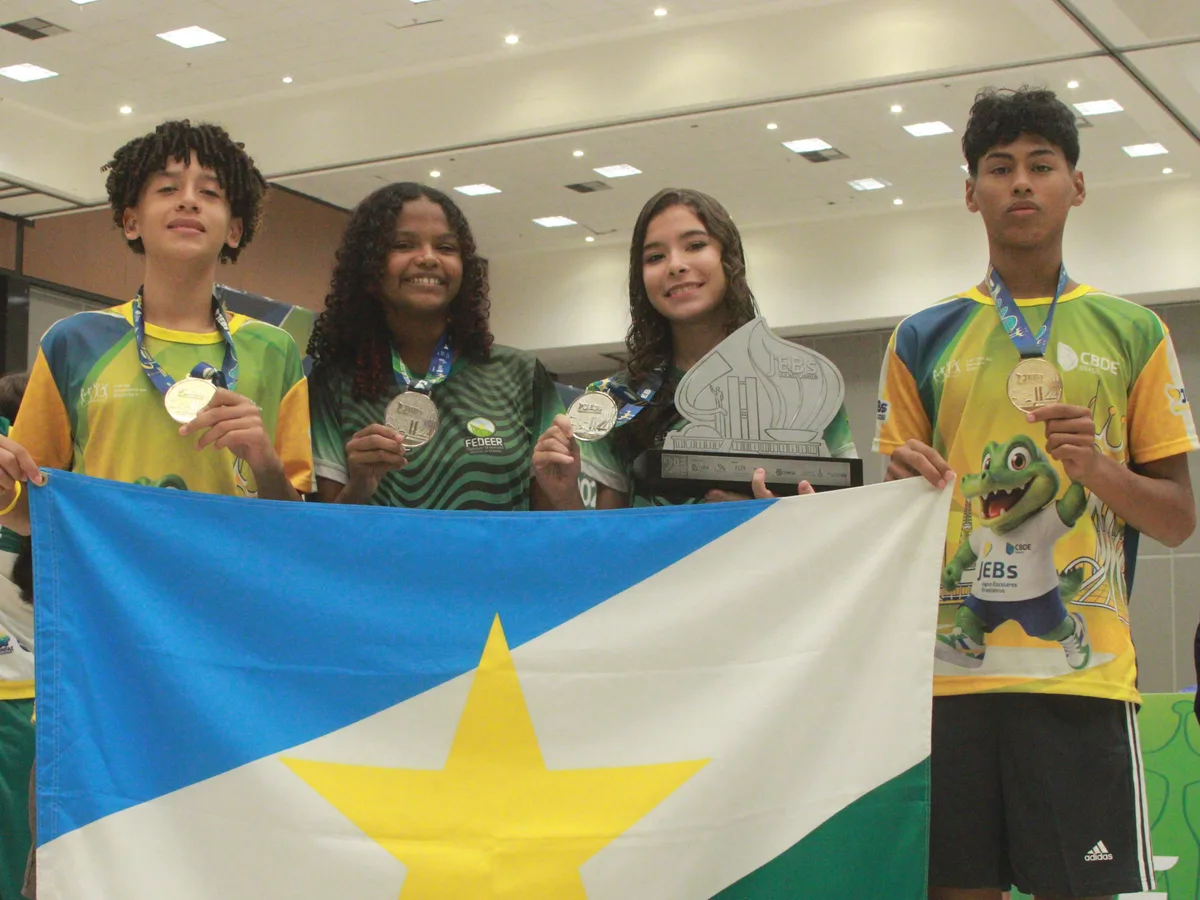 Roraima conquista ouro e prata no vôlei de praia dos Jogos Escolares Brasileiros