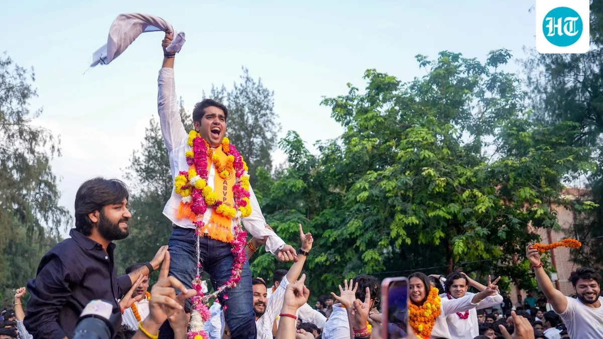 From international tennis tournaments to new DUSU president: Who is ABVP's Yash Dabas?