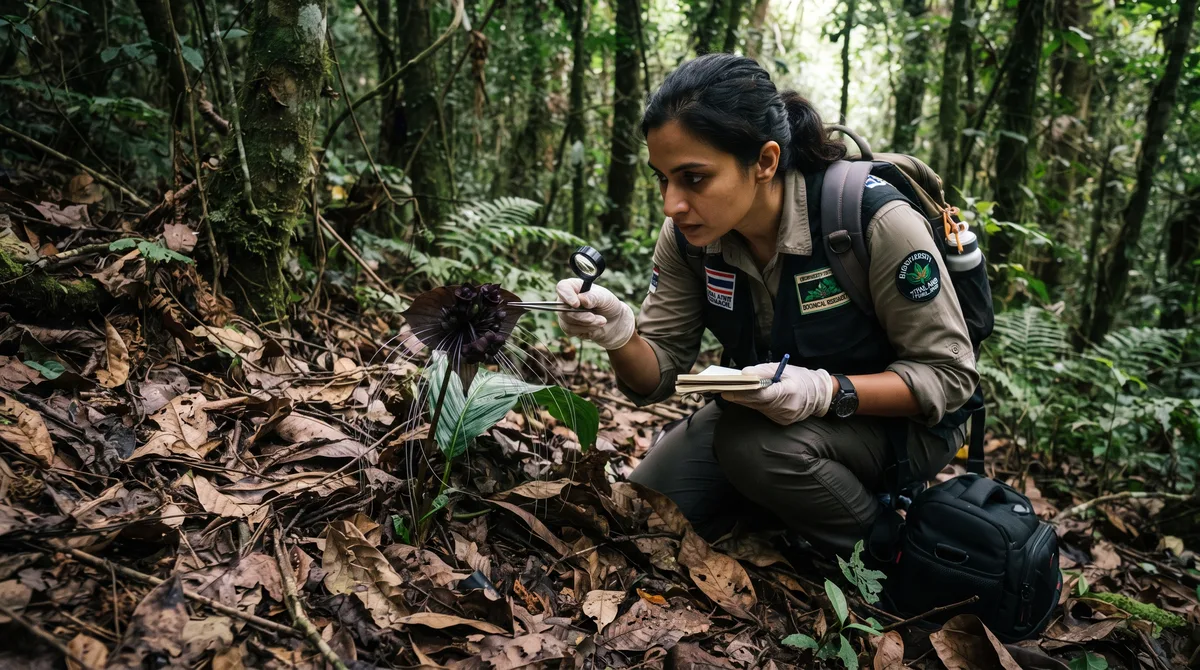 Cientistas descobriram uma bizarra “flor-do-diabo” que não precisa de luz solar