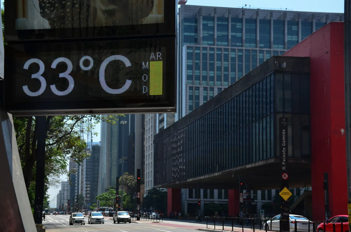 Fim de semana terá calor forte em São Paulo e no Centro-Oeste; Sul fica sob risco de temporais