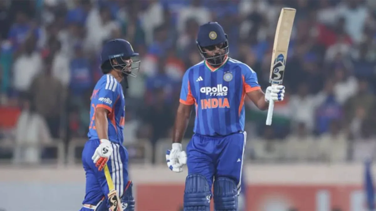 Sanju Samson matches Virat Kohli’s record with whirlwind fifty against West Indies
