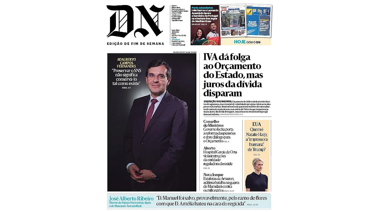 Leia aqui o DN desta sexta-feira, 21 de agosto