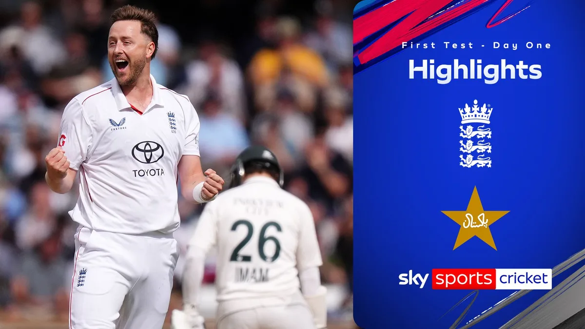Highlights: England dominant on day one against Pakistan