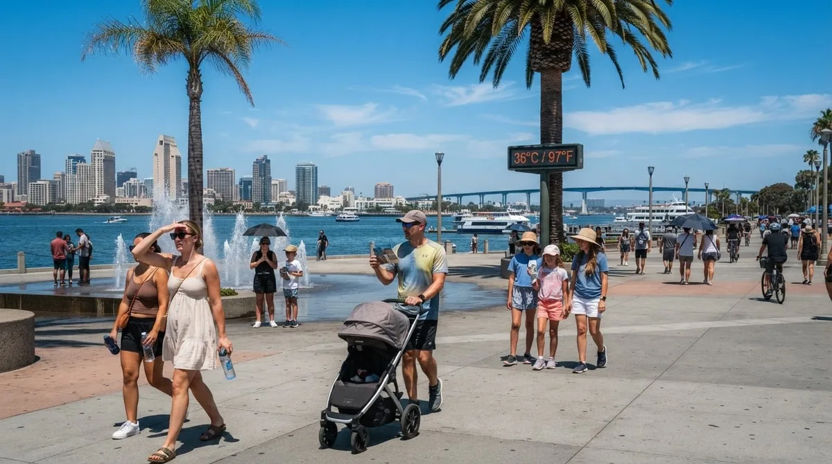 ¿Cómo estará el clima en San Diego este sábado 29 de agosto?