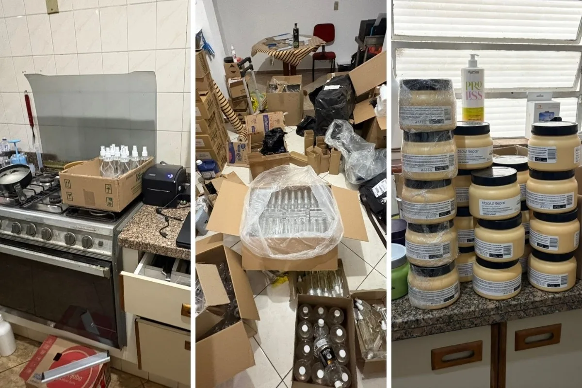 Uso de batedeira e produção na pia da cozinha: mulher é presa por fabricar cosméticos de forma clandestina