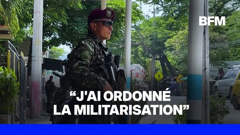 Le président colombien envoie l'armée dans une ville en proie à des violences
