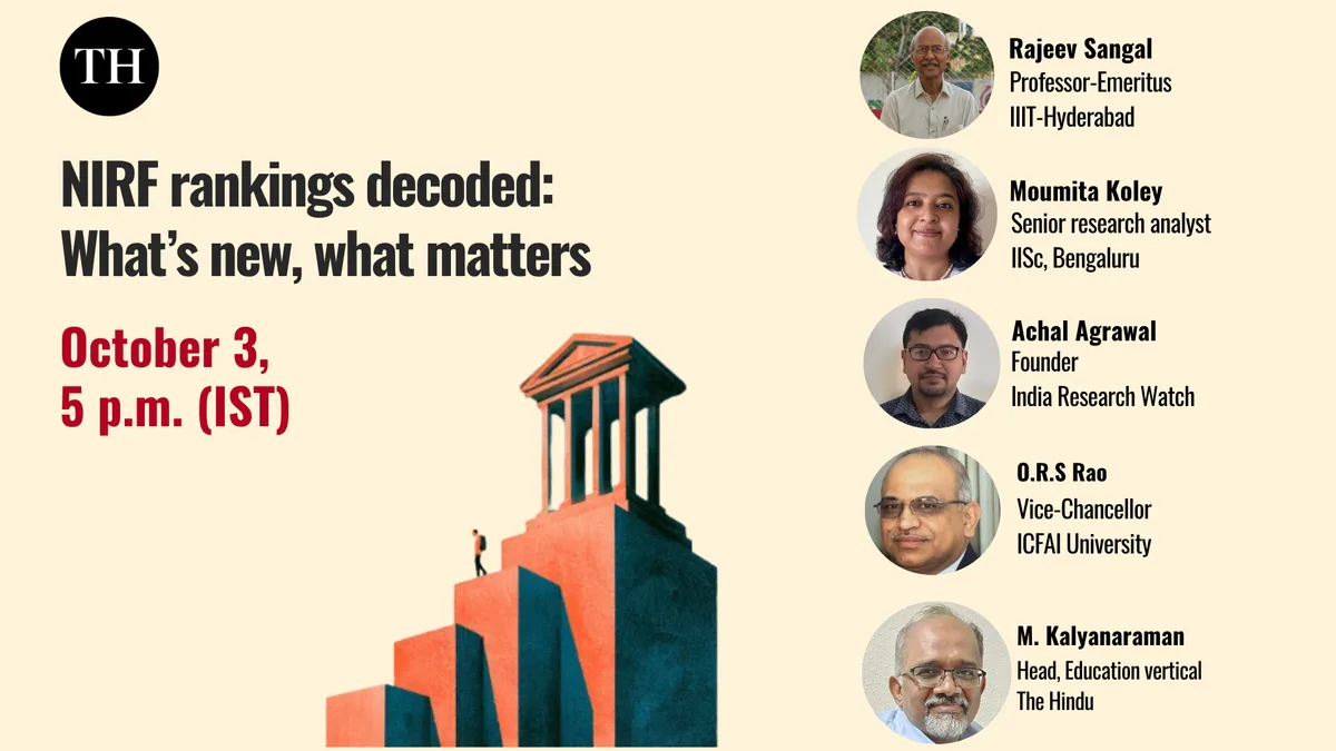 NIRF rankings decoded: what’s new, what matters
